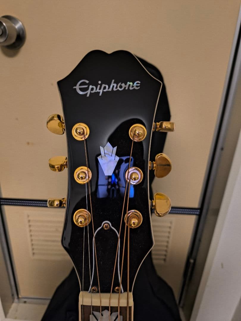 美品 エピフォン エレアコ J-200EC 　レフティ アクセサリー付