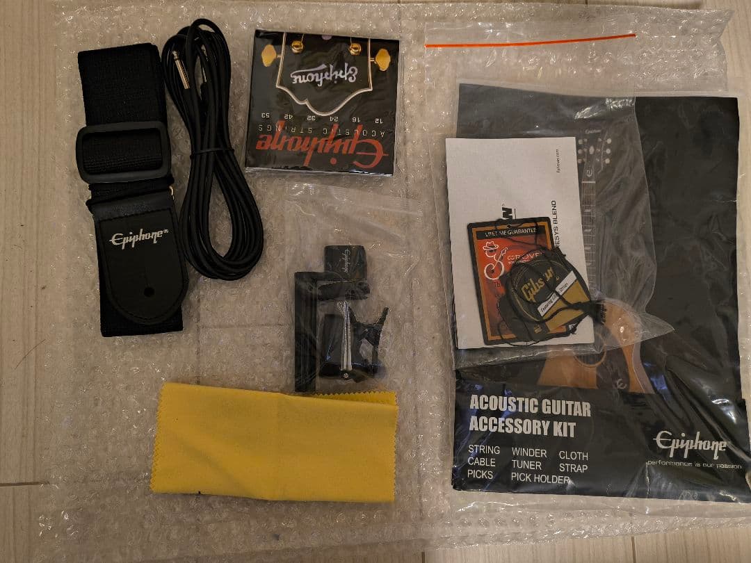 美品 エピフォン エレアコ J-200EC 　レフティ アクセサリー付
