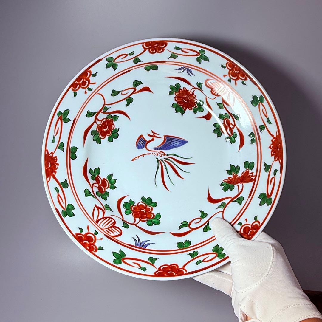 源右衛門窯　赤呉須花鳥文　尺皿　直径30.7㎝　定価52,800円　高級ライン