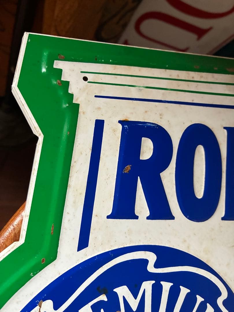 アンティーク　サイン　プレート　看板　ROLLING ROCK ビール　アメリカ