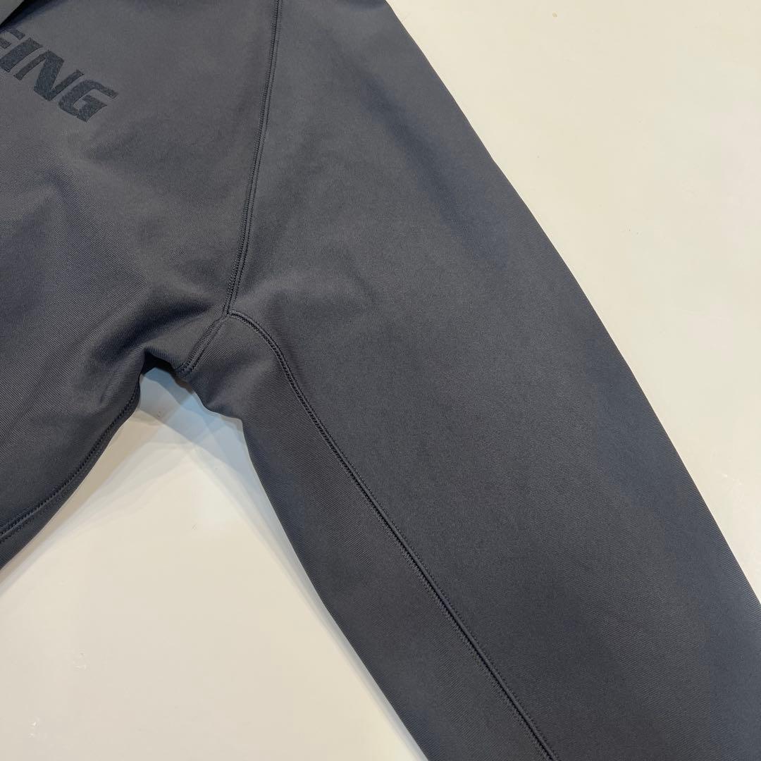 新品　BRIEFING MEN’S LOGO HOODIE チャコール M