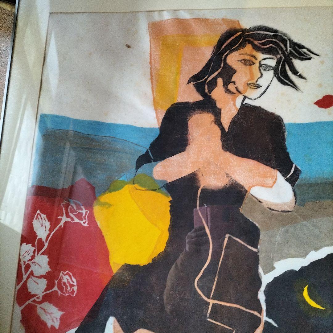 版画　テレフォン