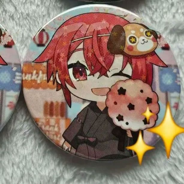 浦島坂田船 あほの坂田 となりの坂田 缶バッジ メモログ ハロパ さかわん