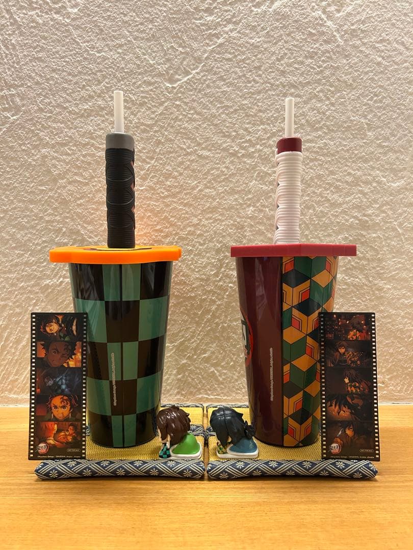 鬼滅の刃　日輪刀タンブラー　無限城編　入場者特典　おねむたん　炭治郎&義勇