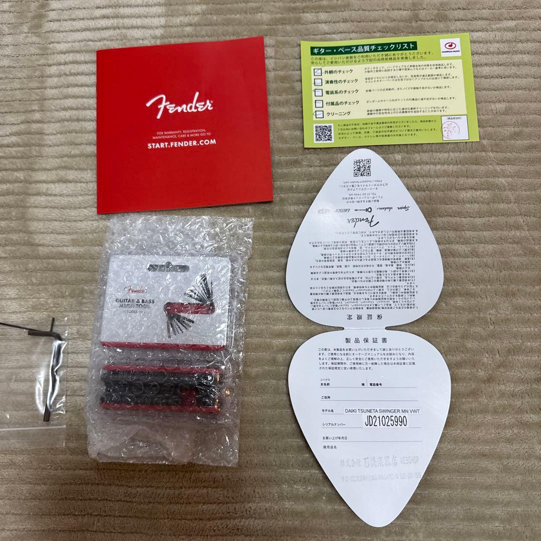 ギター Fender Daiki Tsuneta Swinger 2021
