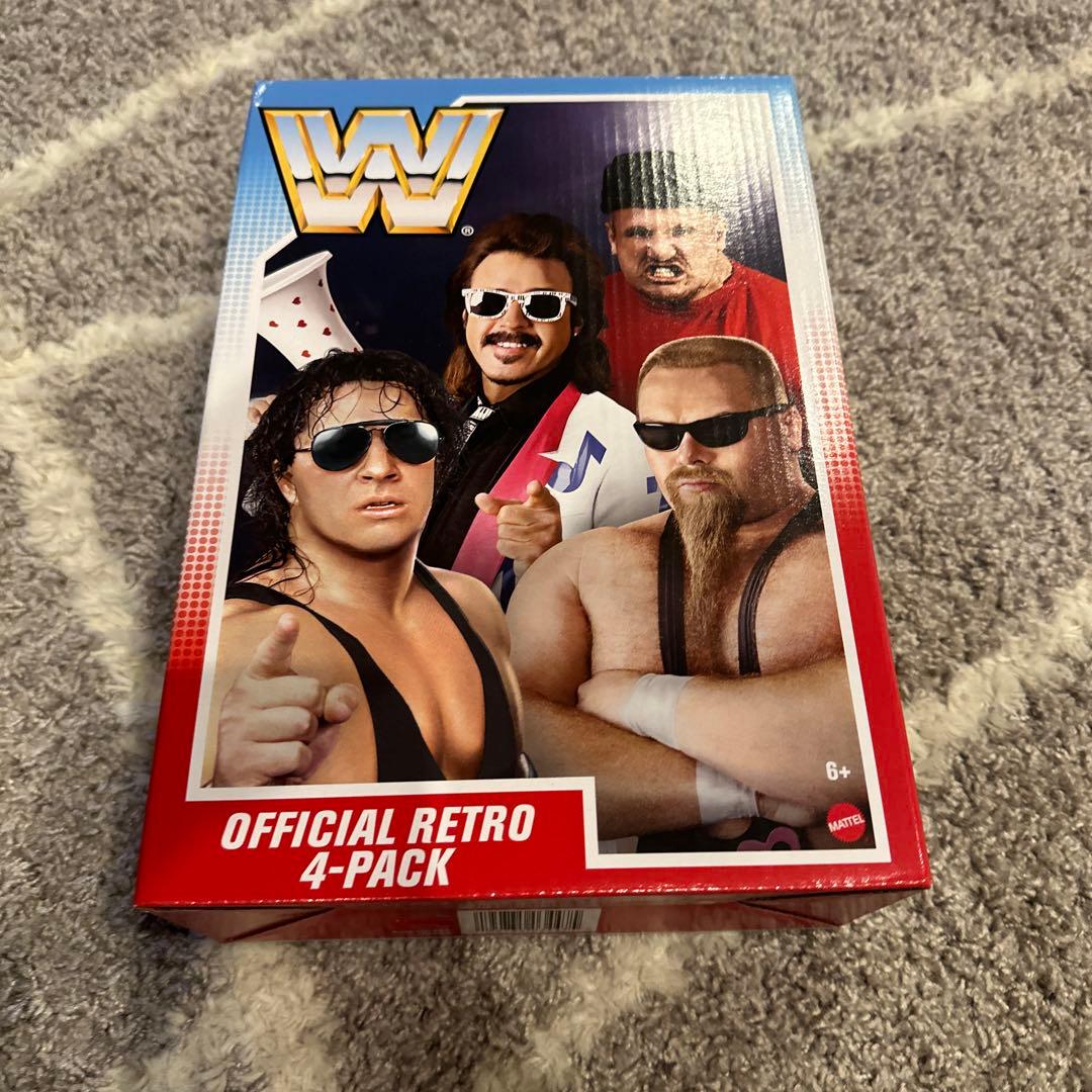 スポーツ WWE MATTEL OFFICIAL RETRO 4-PACK