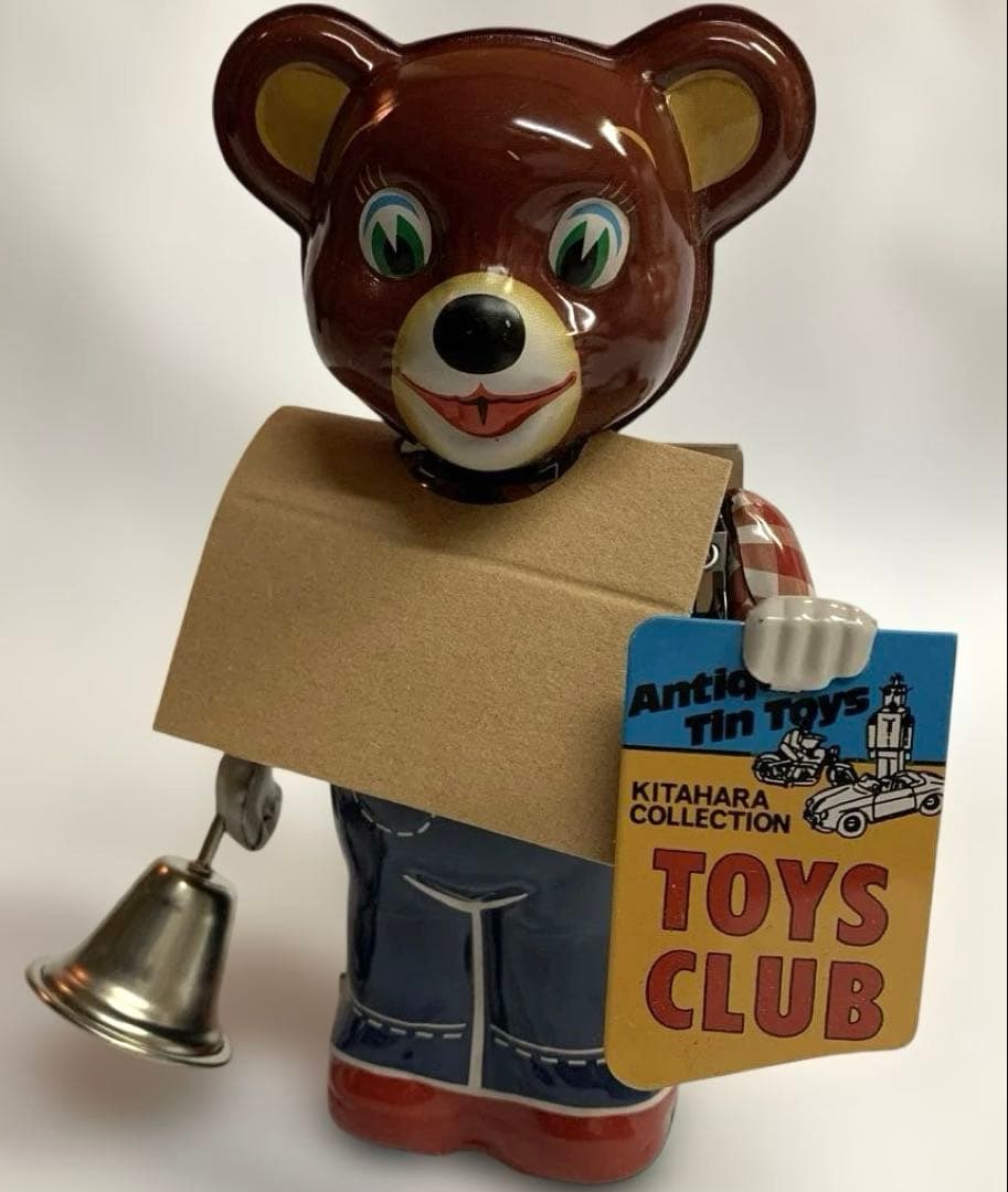 【新品未使用品】ブリキニュースベア　WIND UP BEAR 日本製