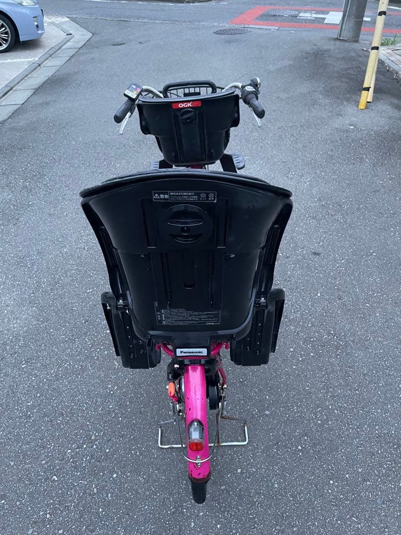 【Panasonic】電動自転車/26型/3変速/LED/付属品完備※動作確認済