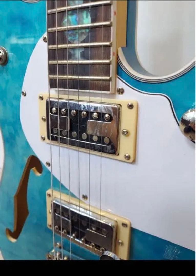 ZEUWI エレキギター ターコイズ