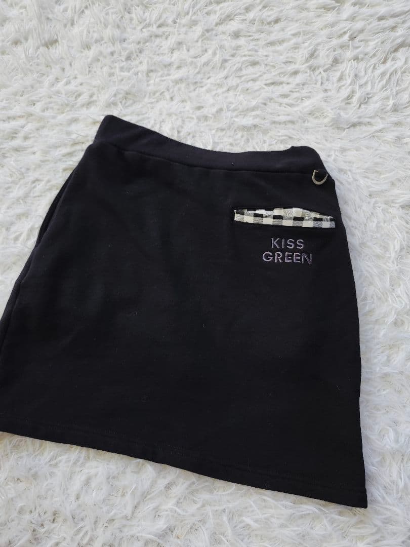 キスオンザグリーン　チェック柄切り替え　セットアップ　ゴルフ