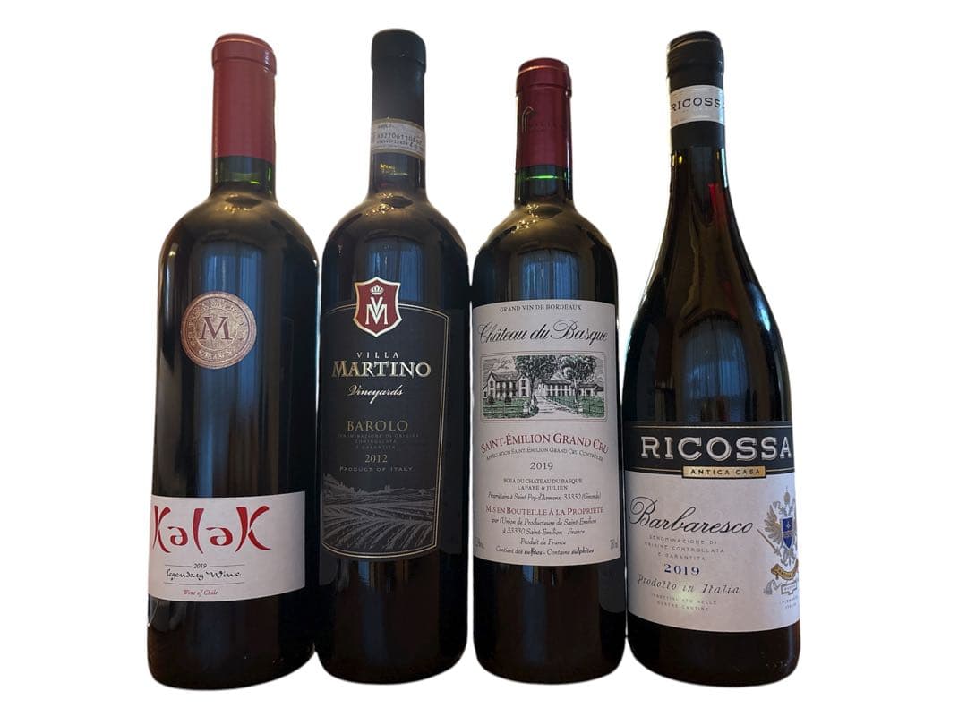 世界の名産地から厳選！希少ヴィンテージワインコレクション4本セット当たり年入り
