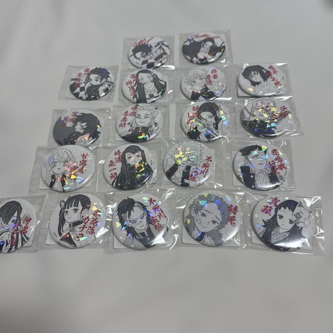 鬼滅の刃 オールスター缶バッジ 第1弾 第2弾 コンプ