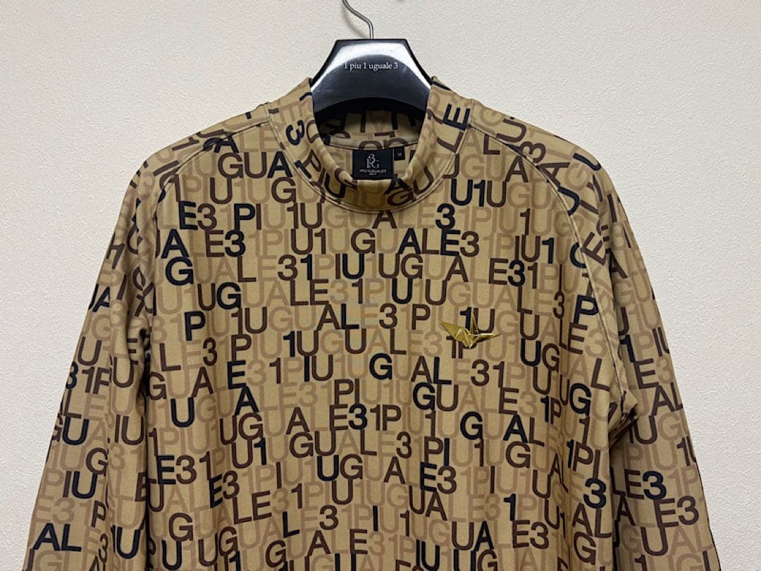 新品1PIU1UGUALE3 GOLF24AW裏フリースモックネックカットソーⅥ