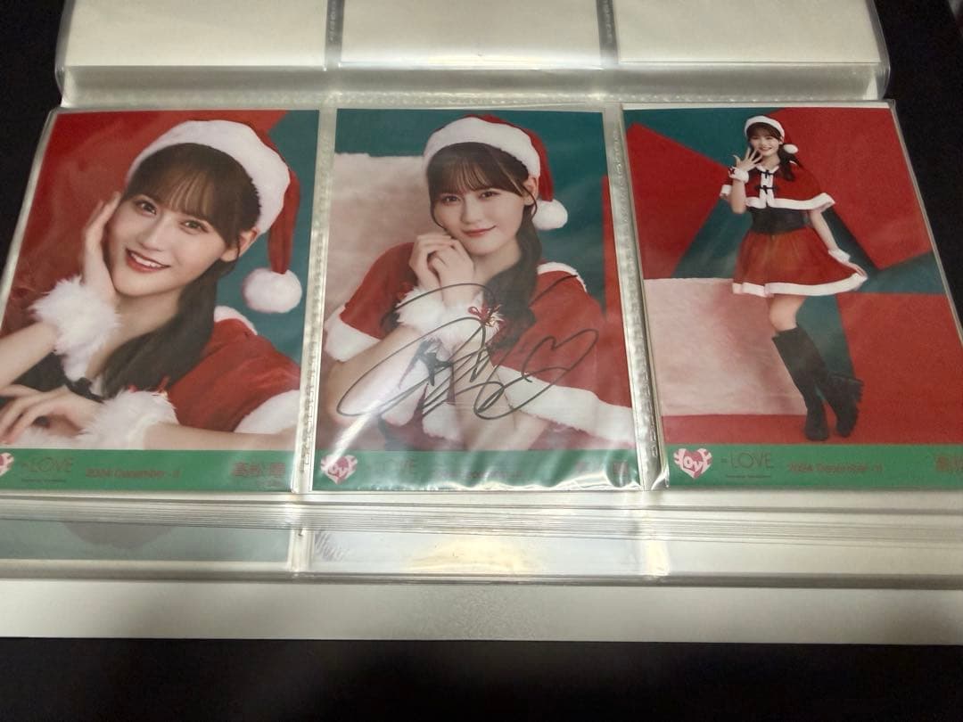 ＝LOVE サンタ2024衣装 生写真 髙松瞳 コンプ(チュウ直筆)