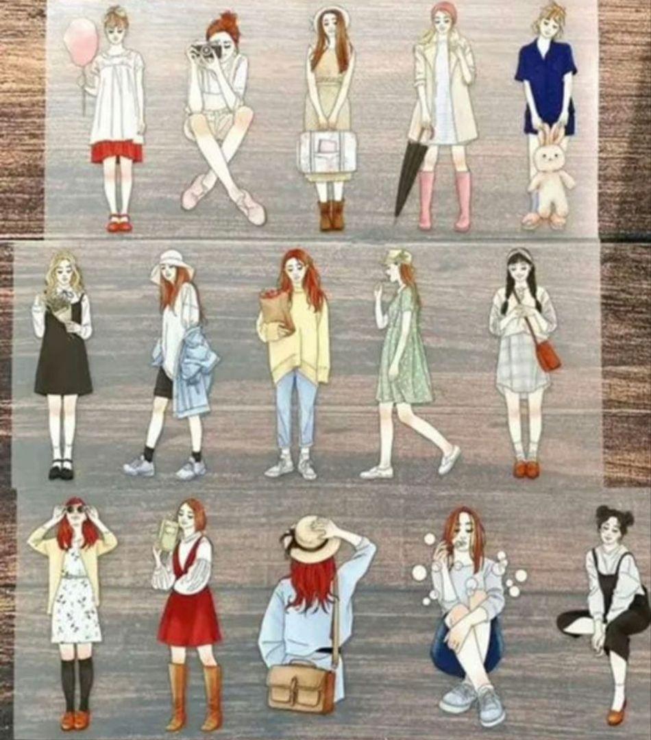 海外 Windtry R PETテープ Everyday 女の子