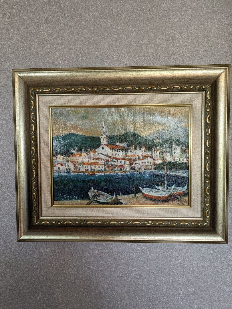 酒井良太郎作　油彩画F4号