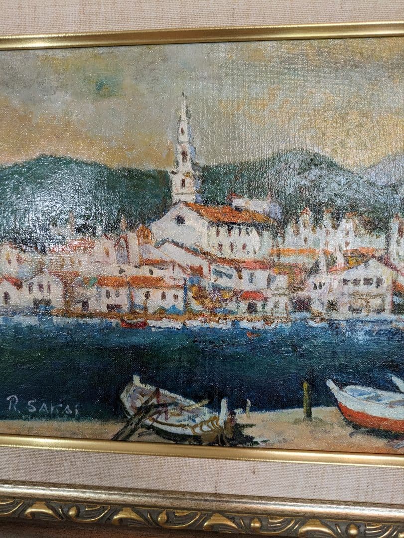 酒井良太郎作　油彩画F4号