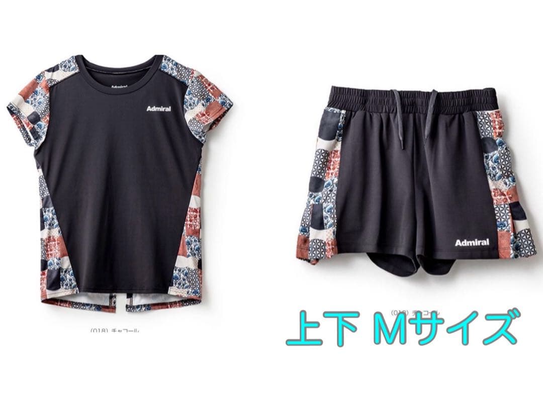 Admiral テニスウェア Tシャツ ショートパンツセット セットアップ M