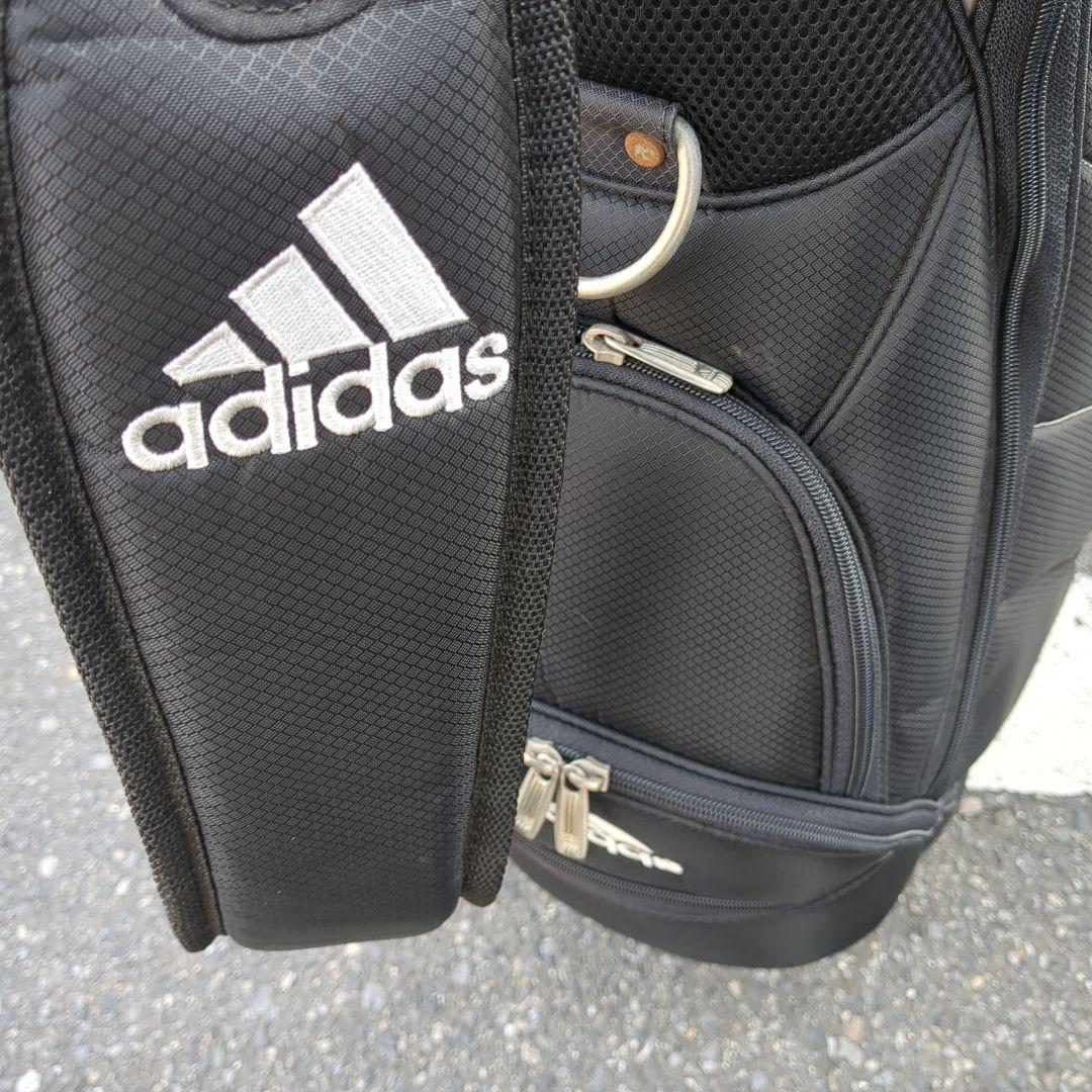 人気　良品adidas ゴルフバッグ 黒