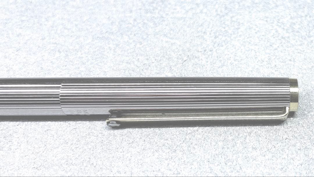 【希少 美品】モンブラン S-ライン 万年筆 シルバー 純正コンバーター付