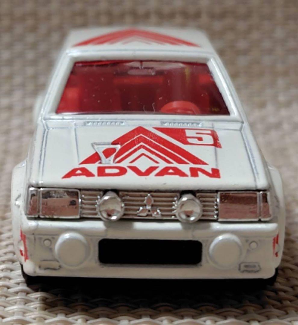 トミカ黒箱38-4 三菱ランサーターボ 日本製 当時物