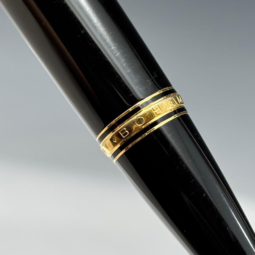 状態良【モンブラン本物】ボールペン/ツイスト式/ブラック/BOHEME/ボエム