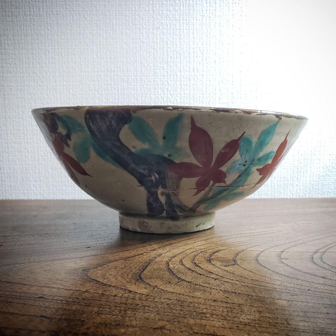 丼　鉢　犬山　犬山焼　雲錦手　古犬山　江戸　明治