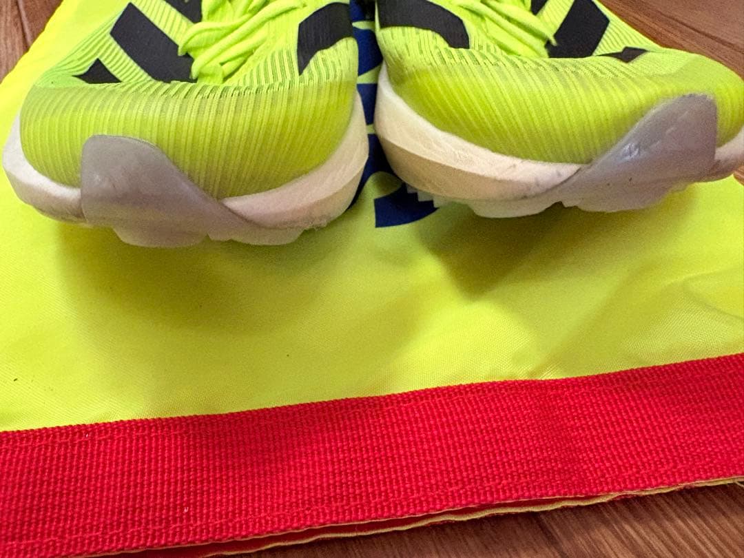 adidas ADIZERO スパイクシューズ イエロー/ネイビー　サイズ7.5