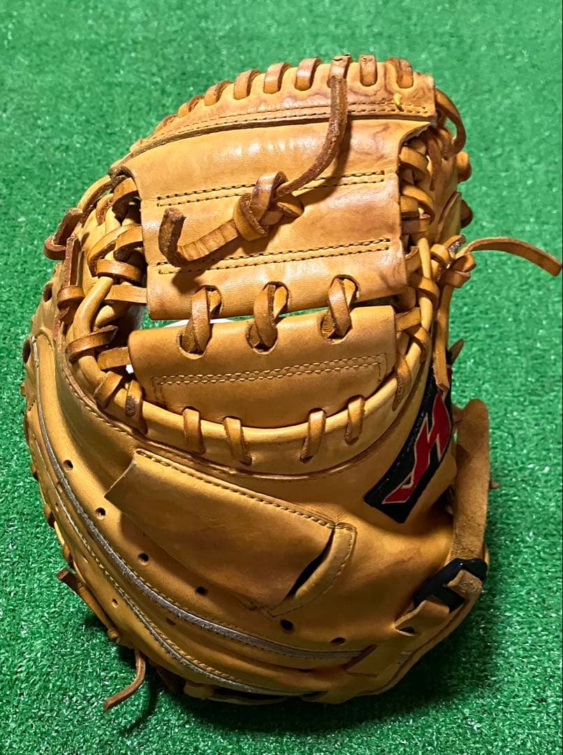 軟式 少年野球 キャッチャーミット ハタケヤマ HATAKEYAMA イエロー