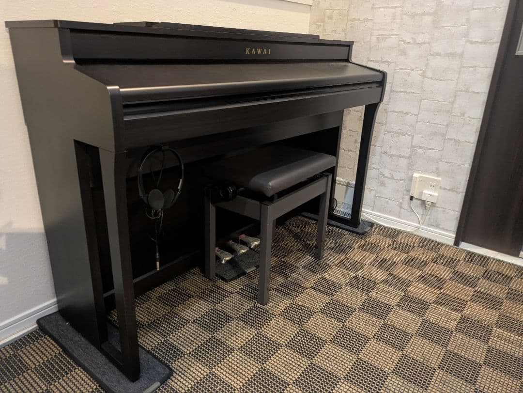 KAWAI 電子ピアノ　CA49R 2021年製+ 防音マット