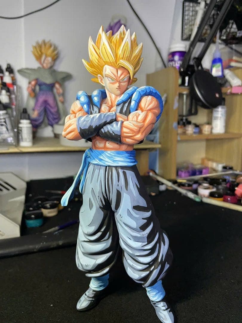 ドラゴンボール超サイヤ人ゴジータフィギュアリペイント