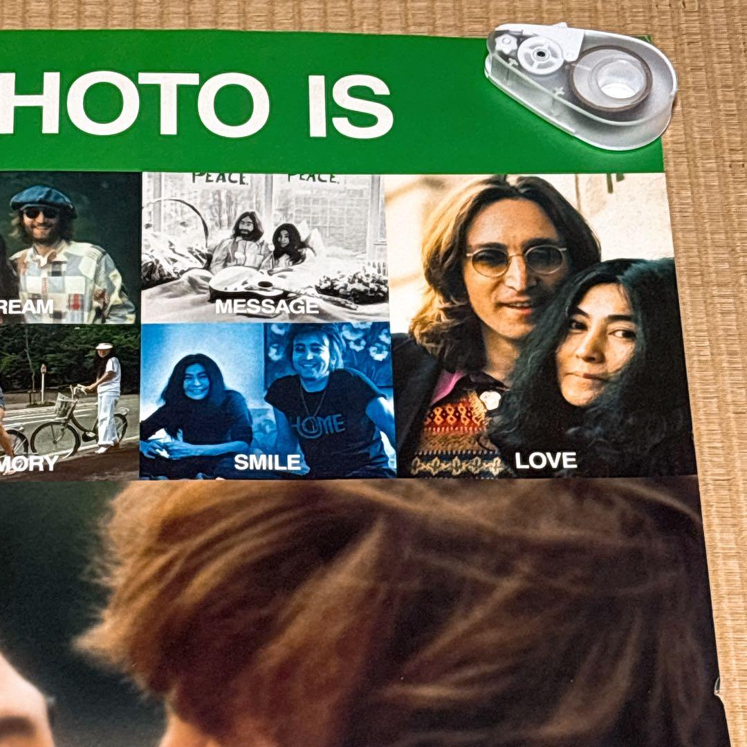 超希少　ジョンレノン＆オノヨーコ　FUJIFILM　富士フィルム 非売品ポスター