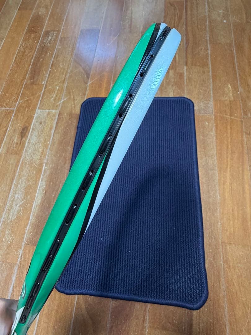 ミズノ　Xyst TT ジスト　 軟式テニスラケット ホワイト/グリーン