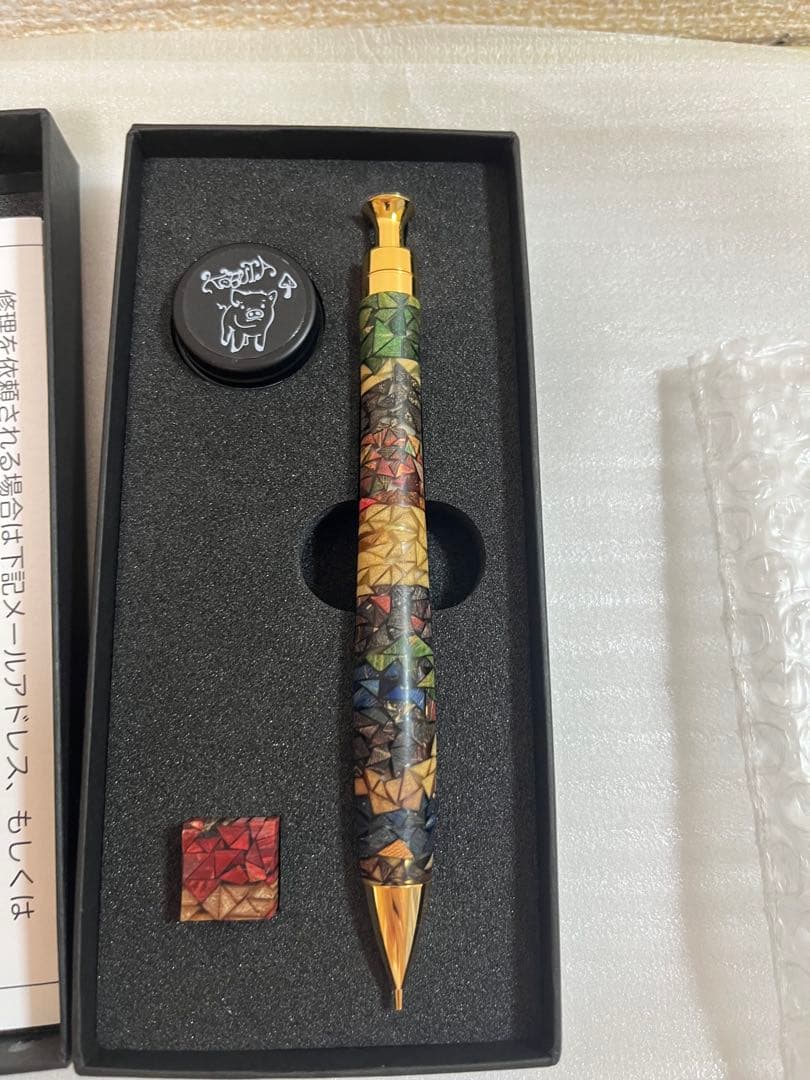 こぶた工房　ステンドグラスウッド　0.5ミリ　シャープペンシル