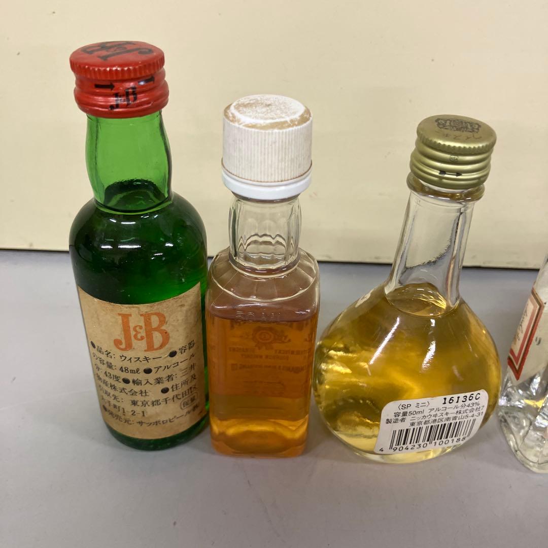 E-壁 ミニボトル 古酒 ウイスキー ジン まとめ売り 11本セット J&B