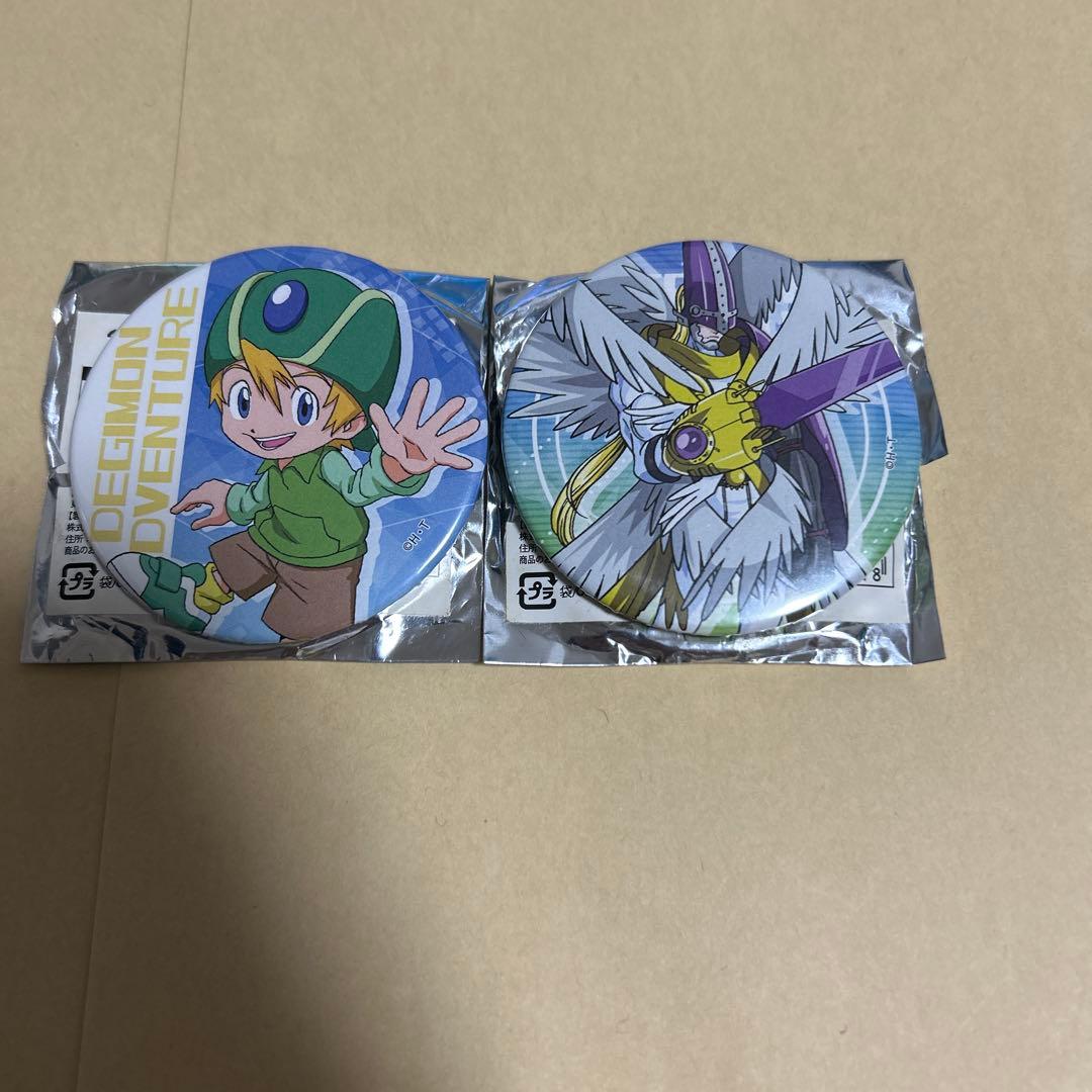 デジモン　ランドマークタワー　缶バッジ