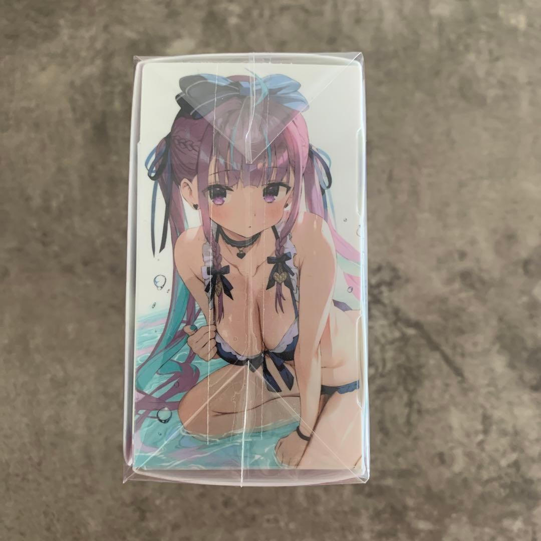 ホロライブ　湊あくあ　デッキケース　スリーブ3点セット