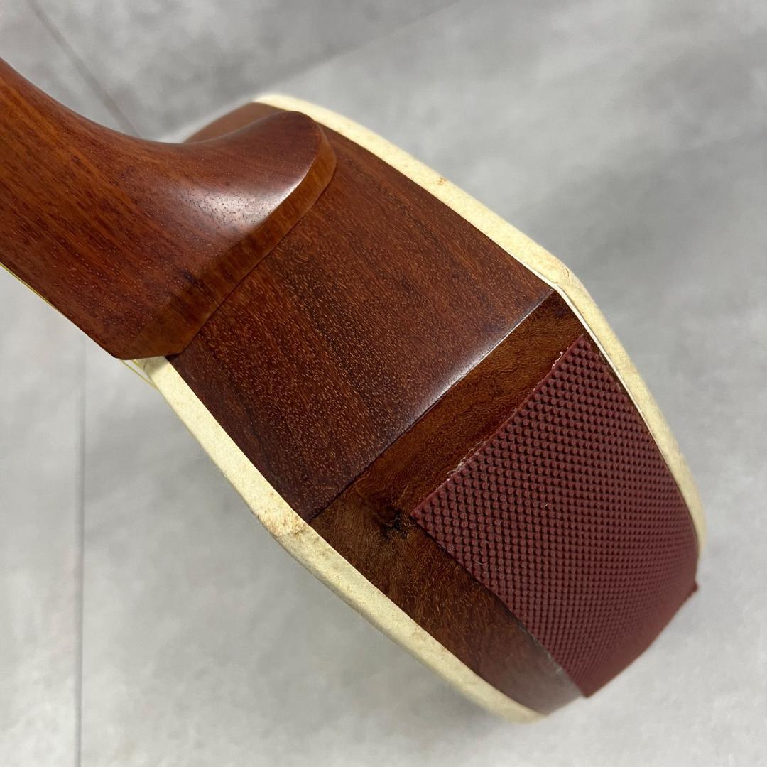 状態良好　中棹地唄三味線　花梨　和紙胴　木撥　和楽器　セミハードケース