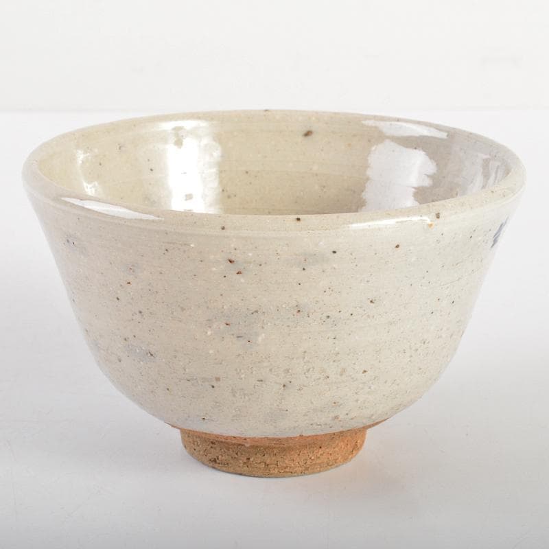 茶道具　田能村竹田作　染付　梅の絵　茶碗　仕覆・時代箱付　M　R6717