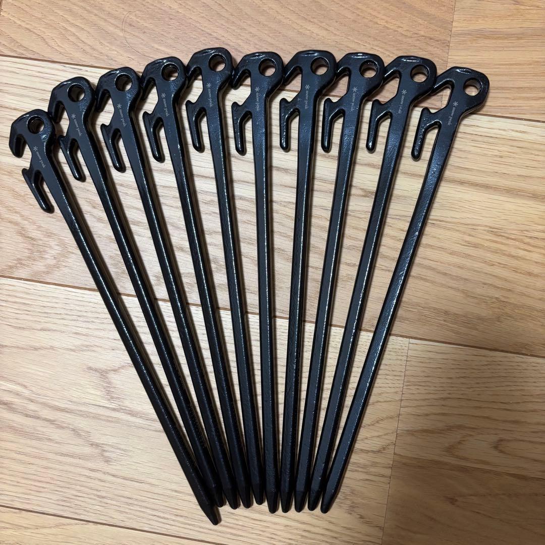 新品　未使用 10本セット　スノーピーク　ソリッドステーク　デルタ　30