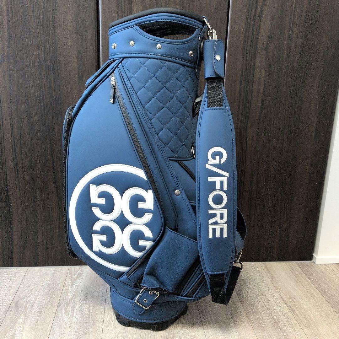 【美品】ジーフォア キャディバッグ ゴルフクラブヘッドカバーセット