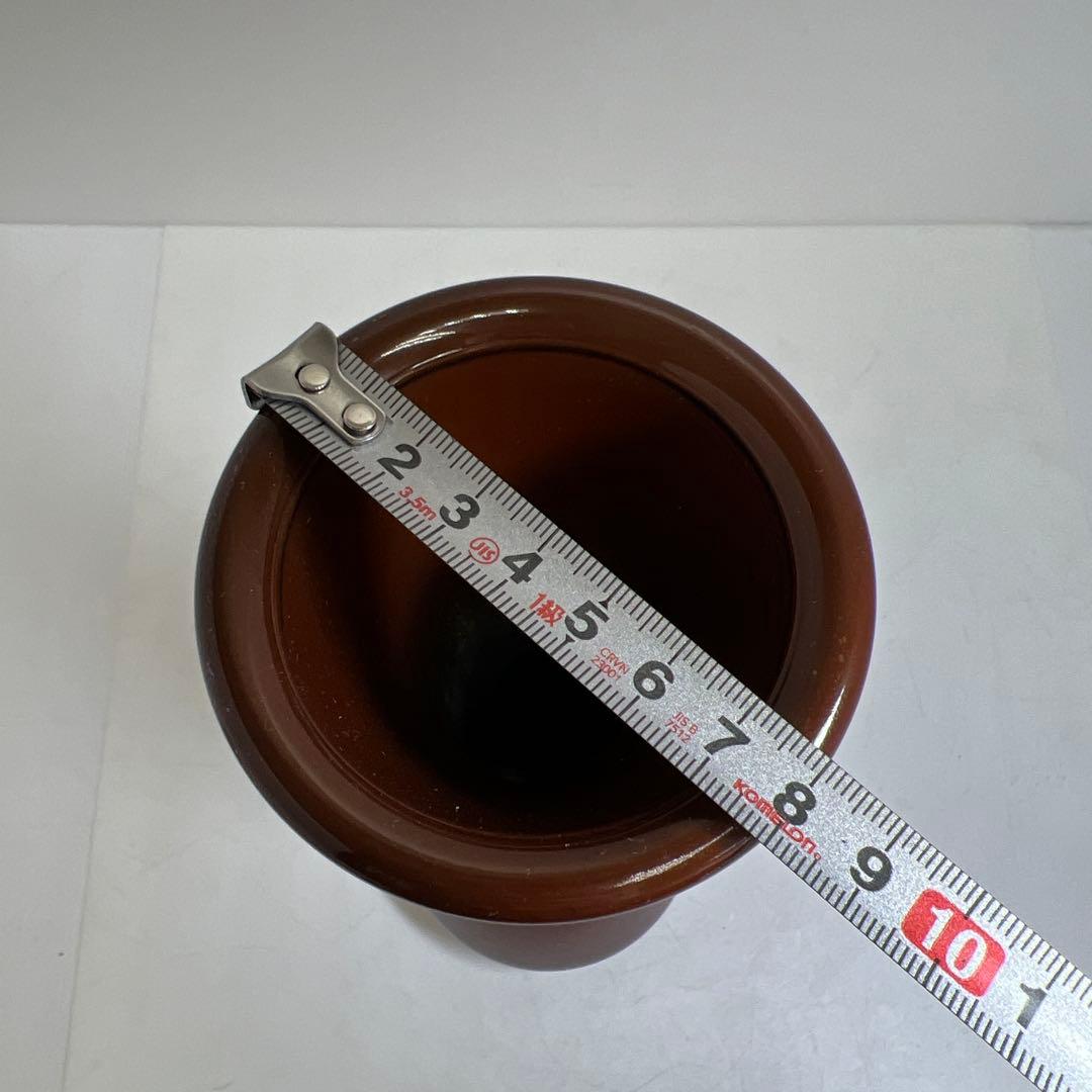 金屋庄兵衛　鋳銅螺鈿花入　木箱付　高さ25.5㎝/800g 東Y8-0123①