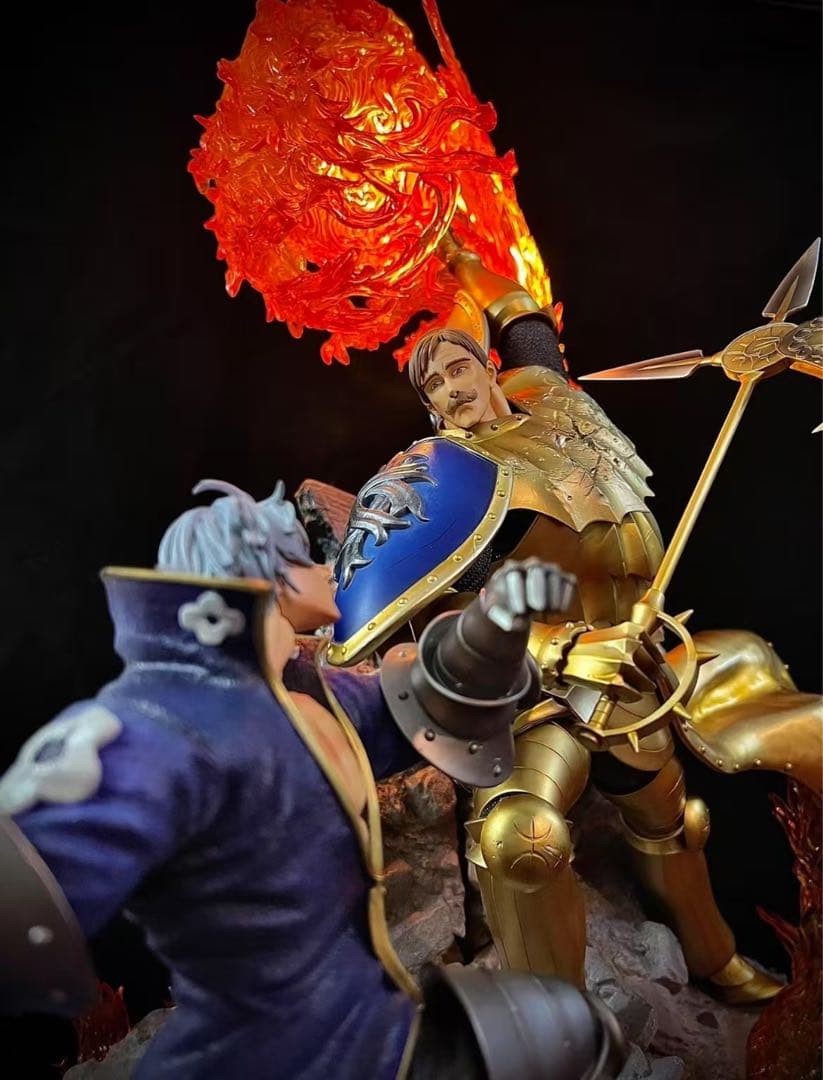 七つの大罪Figurama エスカノール vs エスタロッサスタチューフィギュア