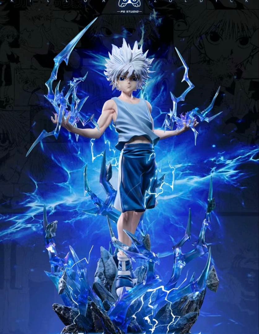 hunter×hunterキルア＝ゾルディック ガレージキット ガレキスタチュー