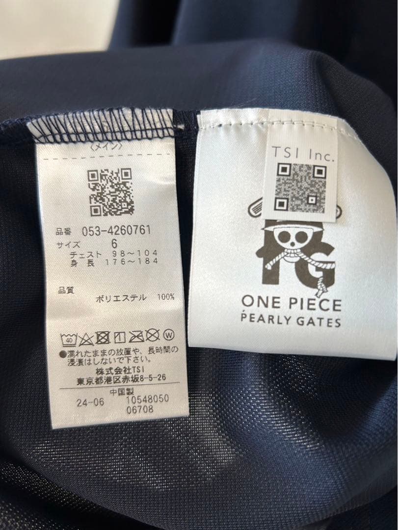 PEARLY GATES × 『ONE PIECE』コラボ　ゴルフ　ポロシャツ