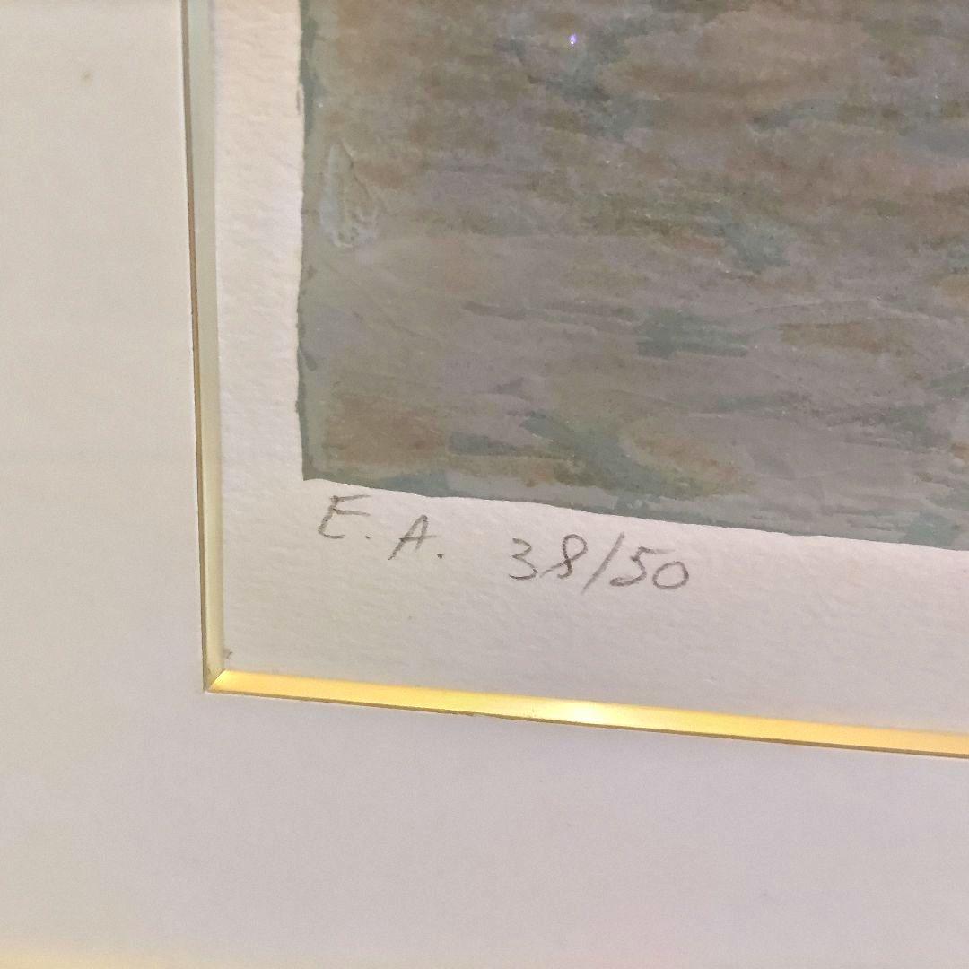 【絵画・特大サイズ】ミッシェル・アンリ リビエラ オリジナルセリグラフ