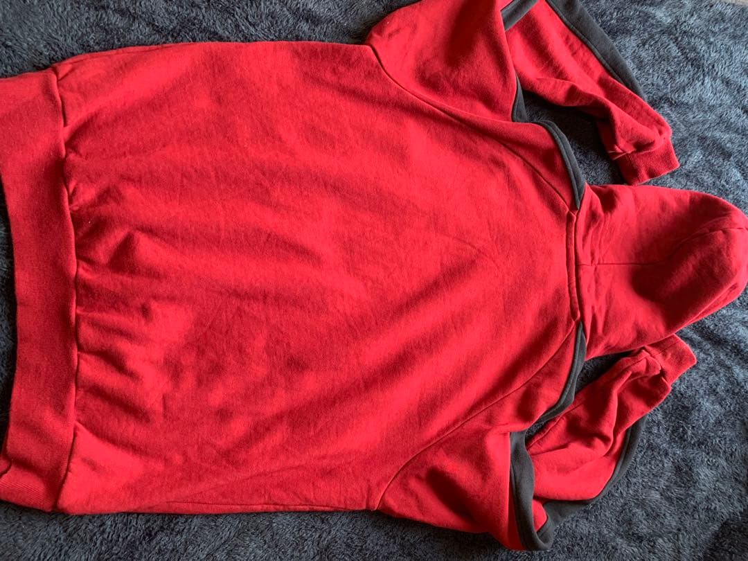 Canterbury フード付きスウェットシャツ 赤