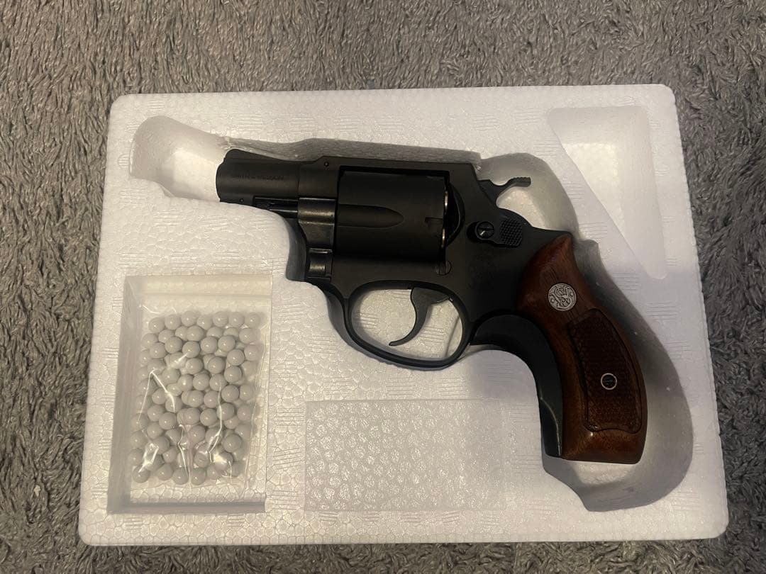 マルシン工業　S&W M36 2inch 木製グリップ　ブラックヘビーウェイト