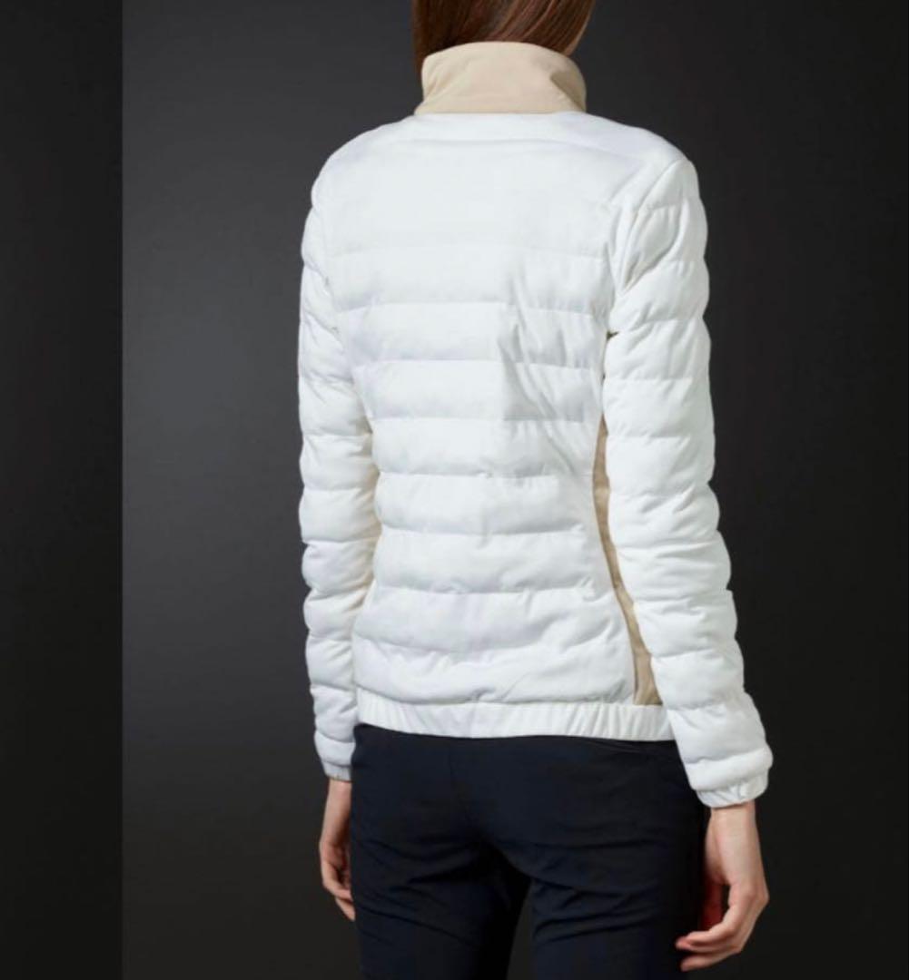 デサント　ゴルフ　ダウンベージュ ダウン　美品　S 未使用近く