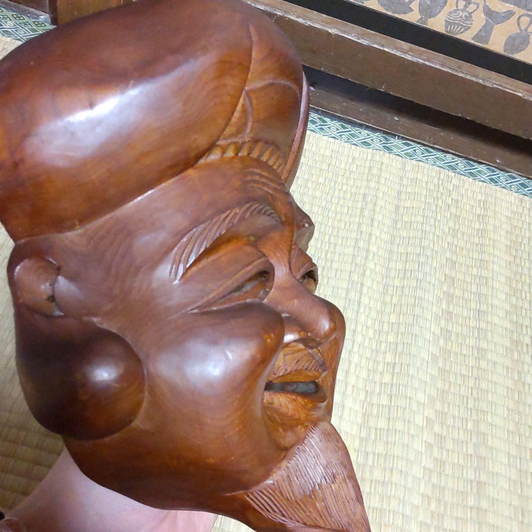 大黒天様　飛騨高山　一位一刀彫